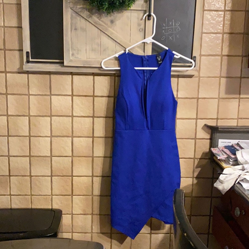 Sexy blue dress